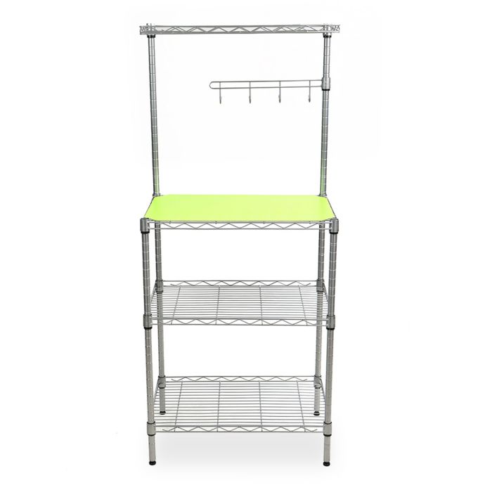 Mind Reader 3 Tier Metal Storage Rack In Silver Bed Bath Beyond