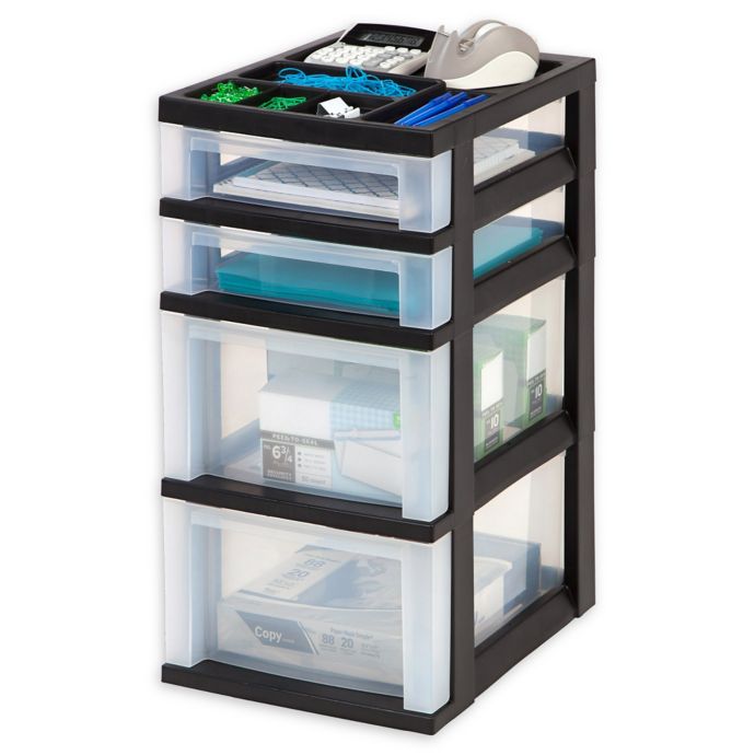 IRIS® 4Drawer Storage Unit Bed Bath & Beyond