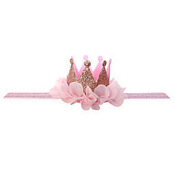 Elly & Emmy Tulle Tiara Headwrap in Pink