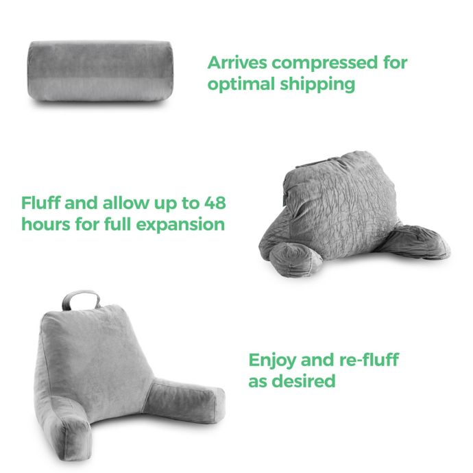 Linenspa Memory Foam Medium Reading Support Pillow Bed Bath Beyond