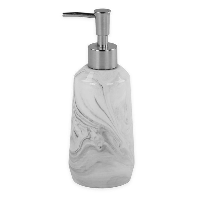 Lifestyle Home Marble Swirl Lotion Dispenser | Bed Bath & Beyond