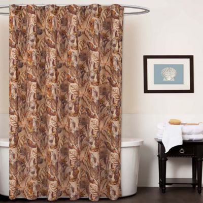 Autmn Leaves Shower Curtain Bathroom Waterproof Fabric 12 Hooks & Bath Mat 3876 