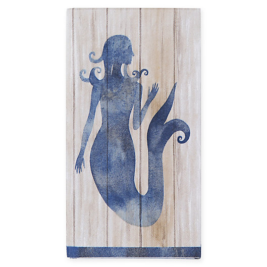 Alternate image 1 for Creative Converting™ 16-Count Blue Mermaid Paper Guest Towels