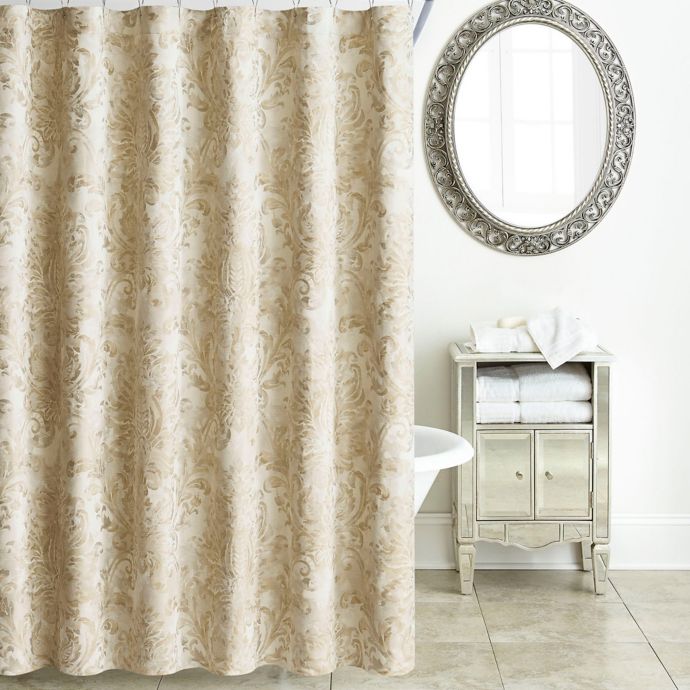 gold shower curtain rail