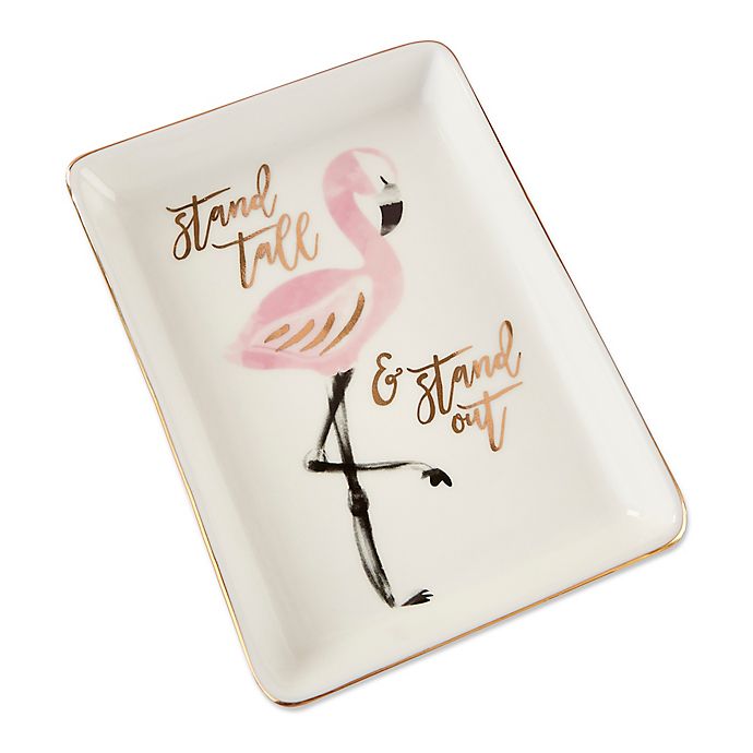 Kate Aspen 4 Pack Flamingo Trinket Dishes Bed Bath Beyond