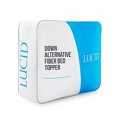 Lucid 3-Inch Down Alternative Twin Mattress Topper. View a larger version of this product image.