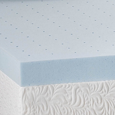 Lucid 4-Inch Gel Infused Memory Foam Twin XL Mattress Topper. View a larger version of this product image.