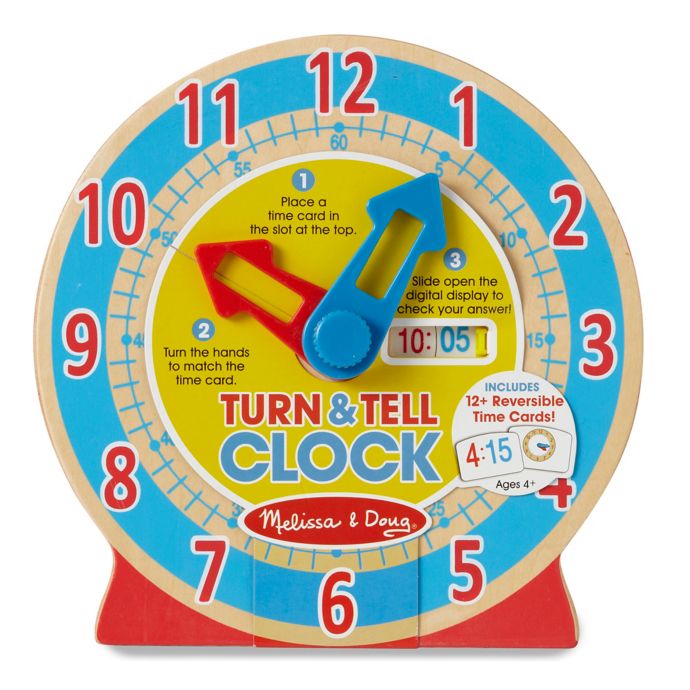melissa & doug clock puzzle