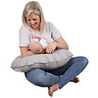 Alternate image 2 for Leachco&reg; Cuddle-U&reg; Original Nursing Pillow and More in Grey Pin Dot