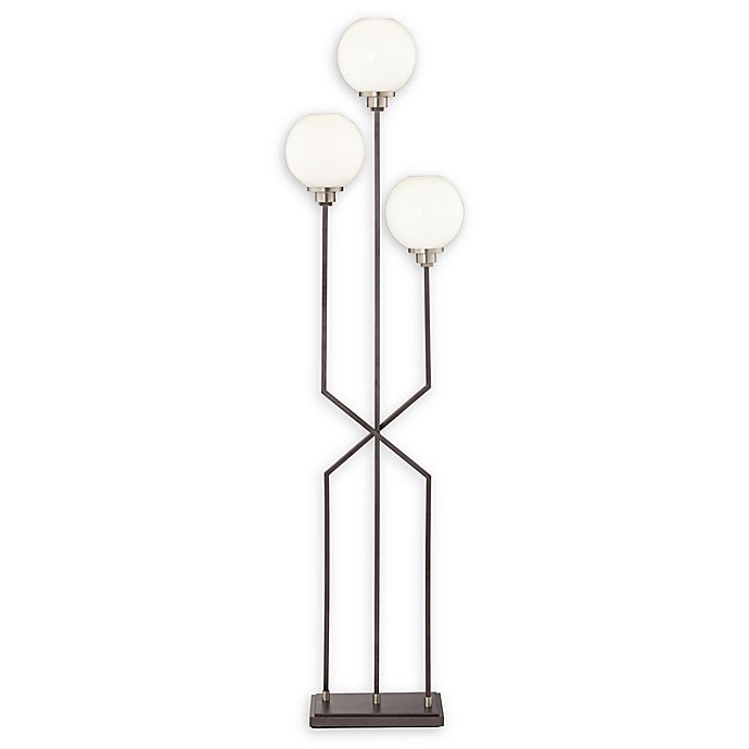 Set Globe Floor Lamp In Brushed Nickel, Floor Lamps That Give Off A Lot Of Light