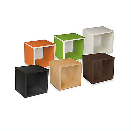 Alternate image 1 for Way Basics Tool-Free Assembly zBoard paperboard Stackable Storage Cube