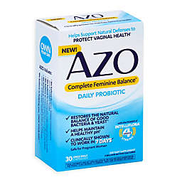 AZO 30-Count Complete Feminine Balance™ Daily Probiotic for Women Capsules