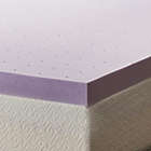Alternate image 0 for Lucid Memory Foam 3-Inch Queen Mattress Topper in Purple