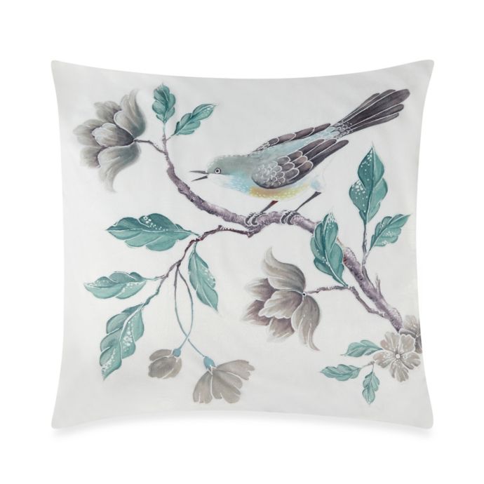 Make Your Own Pillow Brie Bird 20 Inch Square Throw Pillow Cover