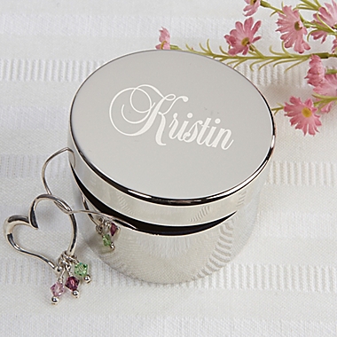 Beautiful Reflections Keepsake Box in Silver. View a larger version of this product image.