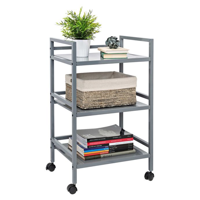 HoneyCanDo® 3Tier Metal Rolling Cart Bed Bath and Beyond Canada