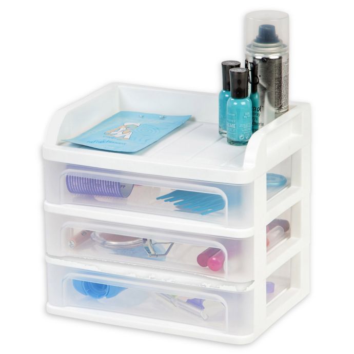 Iris Small 3 Drawer Desktop Organizer Bed Bath Beyond