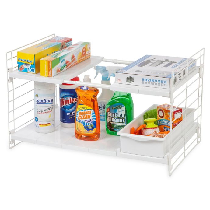 Buy IRIS® Expandable Sliding Drawer Under-sink Organizer ...