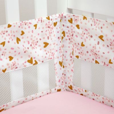 next to me crib sheets pink