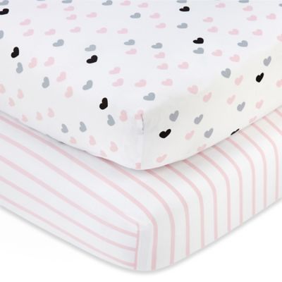 heart crib sheet