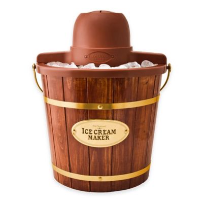 Old Fashioned Wood Ice Cream Maker 