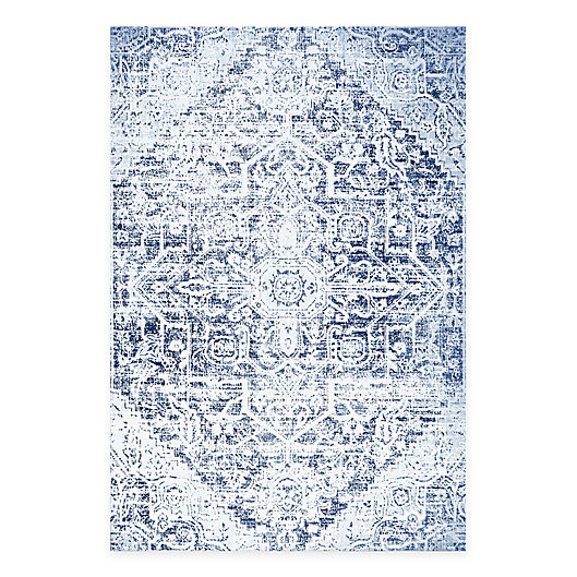 Alternate image 1 for Nicole Miller Patio Country Sofia Fleur 5'3 x 7'2 Indoor/Outdoor Area Rug in Navy/Blue