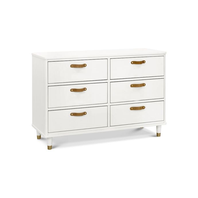 Million Dollar Baby Classic Tanner 6 Drawer Dresser In Warm White