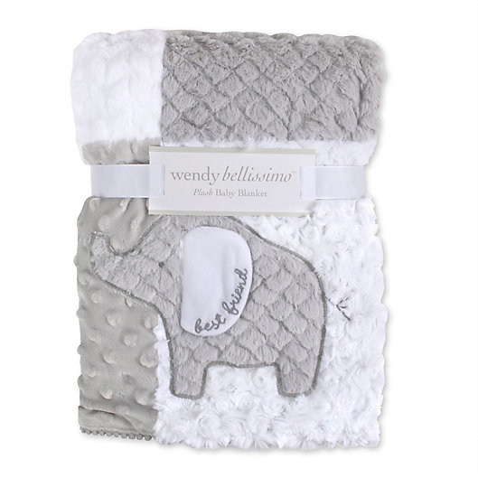 Alternate image 1 for Wendy Bellissimo™ Patchwork Elephant Blanket