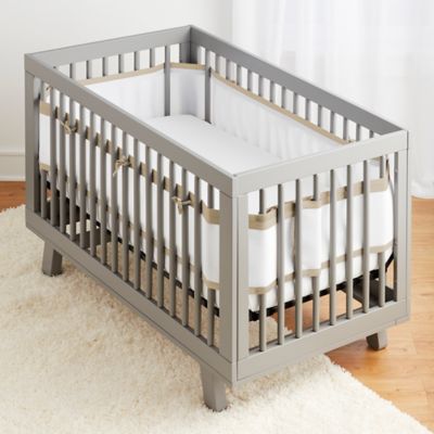 mini crib breathable bumper