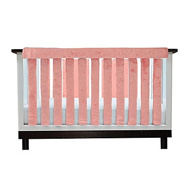 Go Mama Go Designs&reg; Luxurious Minky 52-Inch x 12-Inch Teething Guard in Coral. View a larger version of this product image.