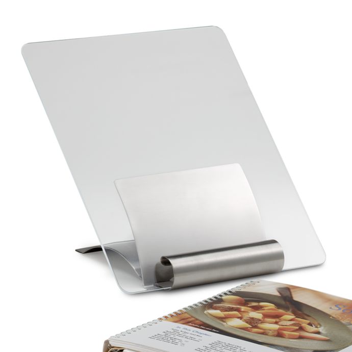Stainless Steel Cookbook Stand with Cover Bed Bath and Beyond Canada