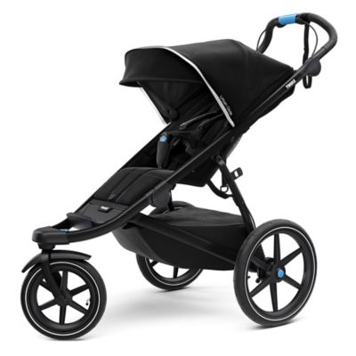 black jogging stroller