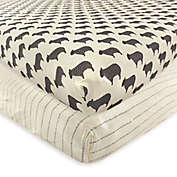 Hudson Baby&reg; Sheep 2-Pack Fitted Crib Sheets