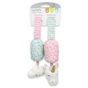 carter's&reg; Cloud and Unicorn Plush Chime Toys in Pink/Purple