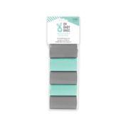 Oh Baby Bags 5-Pack 60-Count Diaper Bag Refills in Seafoam/Grey