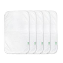 green sprouts® Stay-dry Burp Pads in White