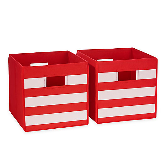 Alternate image 1 for RiverRidge® Home Folding Storage Bins for Kids (Set of 2)