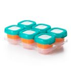 Alternate image 0 for OXO&reg; Tot 2 oz. Food Storage Baby Blocks in Teal (Set of 6)