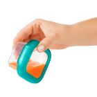 Alternate image 8 for OXO Tot&reg; 4-Pack 4 oz. Baby Blocks Freezer Containers in Teal