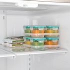 Alternate image 5 for OXO Tot&reg; 4 oz. Glass Baby Food Storage Blocks in Teal (Set of 4)
