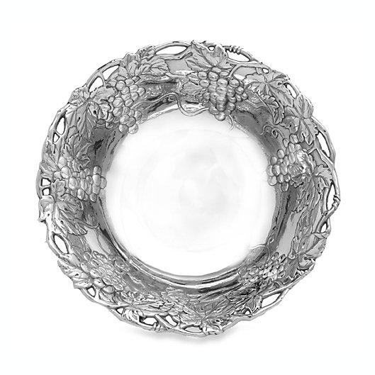 Alternate image 1 for Arthur Court Designs Grape 12-Inch Aluminum Bowl