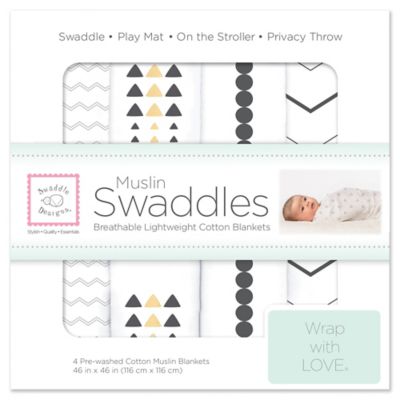 swaddle with large muslin