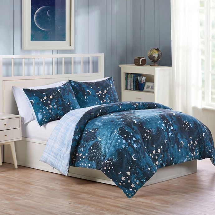 Vcny Home Milky Way Reversible Comforter Set Bed Bath Beyond
