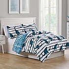 Alternate image 0 for VCNY Home Dino&#39;s Path Reversible 3-Piece Full Comforter Set in Blue