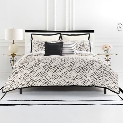 kate spade new york Flamingo Dot Reversible Comforter Set