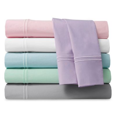 200-Thread-Count Prewashed Cotton Percale Sheet Set | Bed Bath And ...