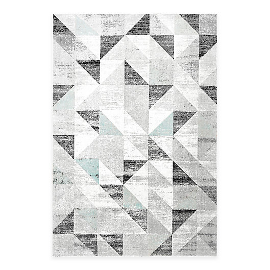 Alternate image 1 for Nicole Miller Patio Country Sofia Geometric Indoor/Outdoor Area Rug in Grey/Blue