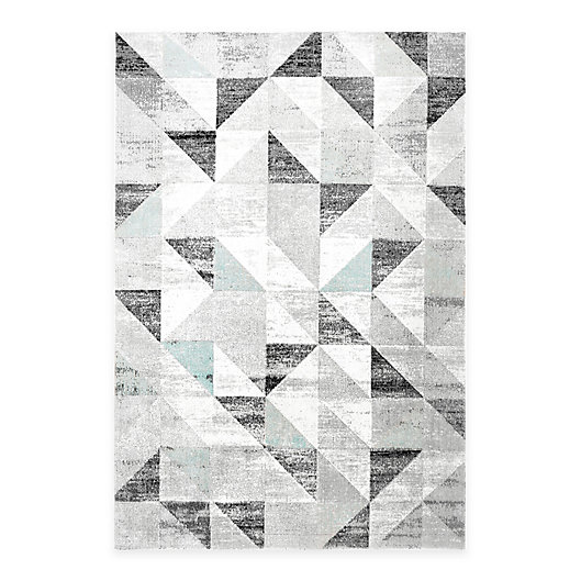 Alternate image 1 for Nicole Miller Patio Country Sofia Geometric 7'9 x 10'2 Indoor/Outdoor Area Rug in Grey/Blue
