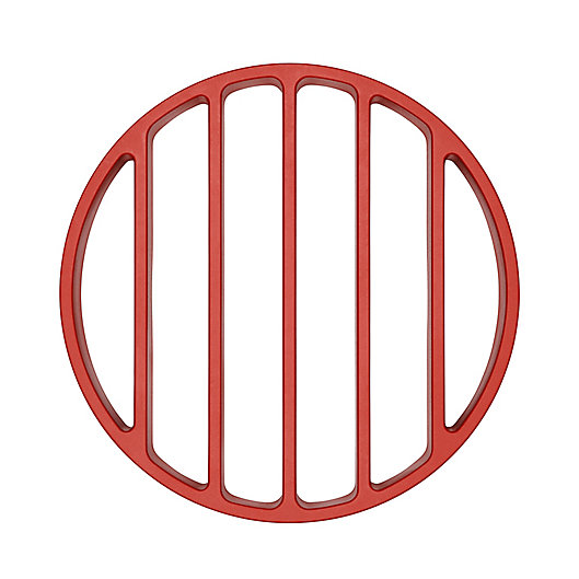 Alternate image 1 for OXO Silicone Pressure Cooker Roasting Rack in Red