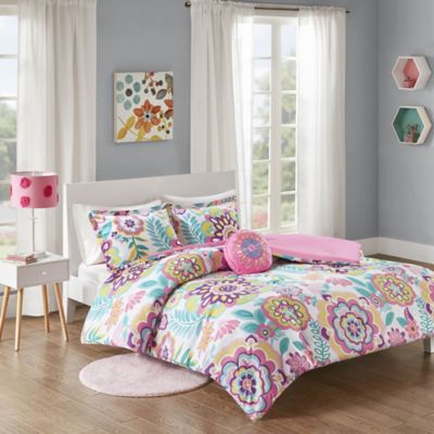 Mi Zone Camille Floral Printed Comforter Bedding Set